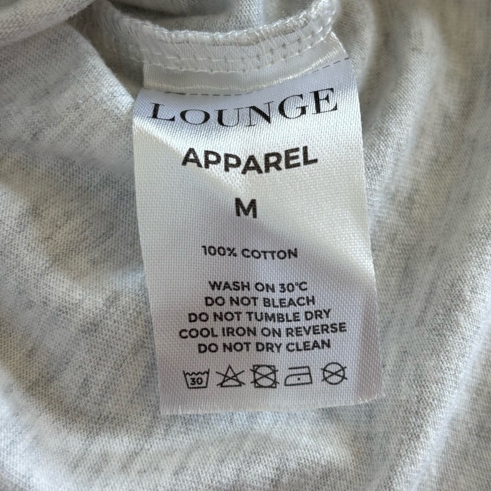 Lounge Apparel 2-pc Tee Shirt & Shorts Set Womens M Loungewear PJs Grey Marl - Picture 7 of 14